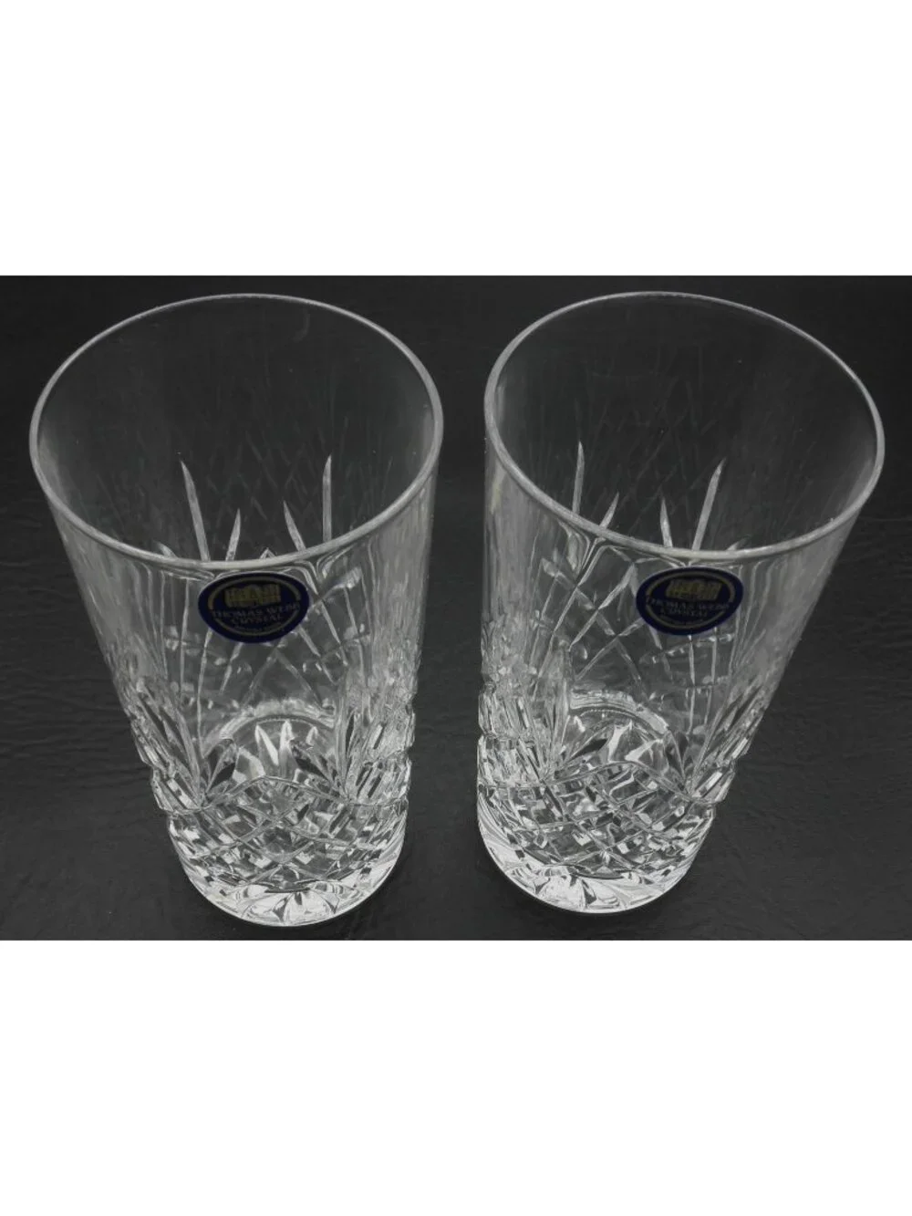 Thomas Webb Cut Crystal Flat WET15 Highball Glasses 5 5/8
